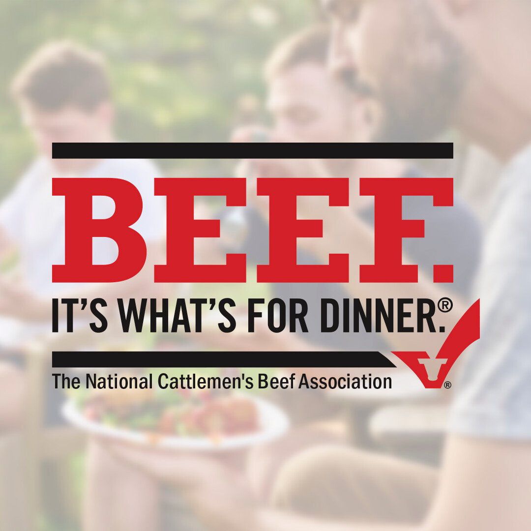 An image with BEEF It's What's For Dinner Logo