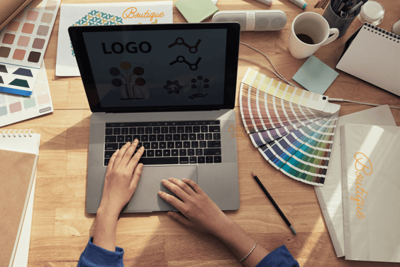 Unique brand identity designed by Door No. 3