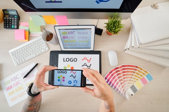 Brand logo design process