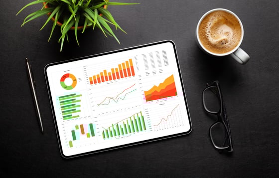 Data-driven marketing analytics dashboard